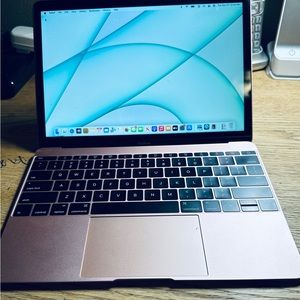 MacBook 12 inch in Rose Gold. Gently used.